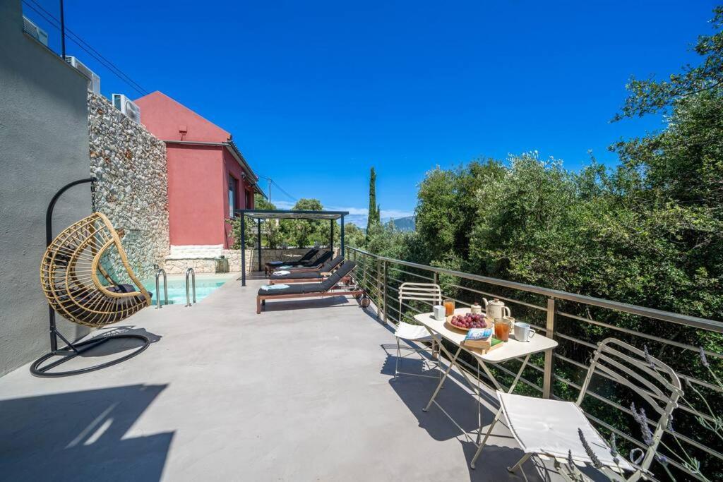 Villa Elisabeth Sea View Private Pool Fiskardo Kefalonia Katsaráta Екстериор снимка