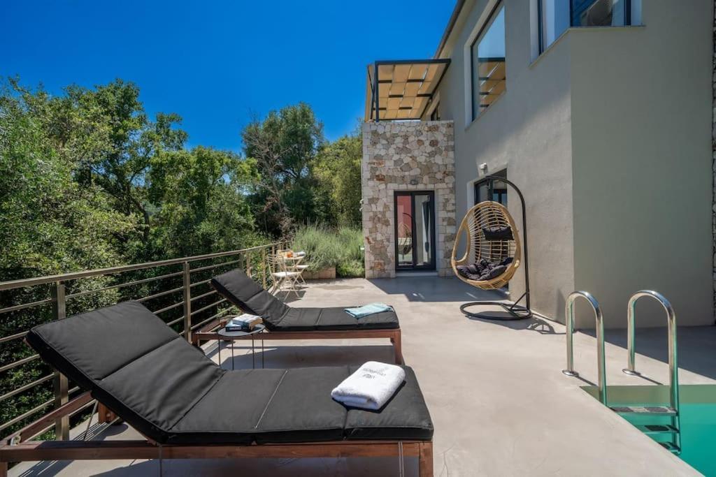 Villa Elisabeth Sea View Private Pool Fiskardo Kefalonia Katsaráta Екстериор снимка