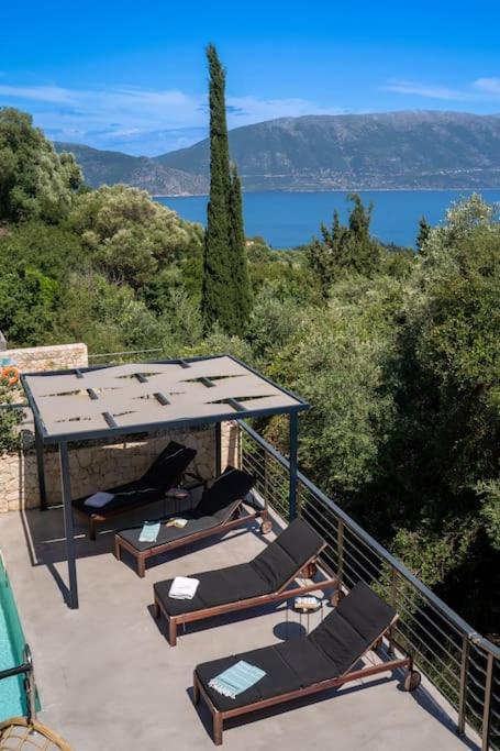 Villa Elisabeth Sea View Private Pool Fiskardo Kefalonia Katsaráta Екстериор снимка